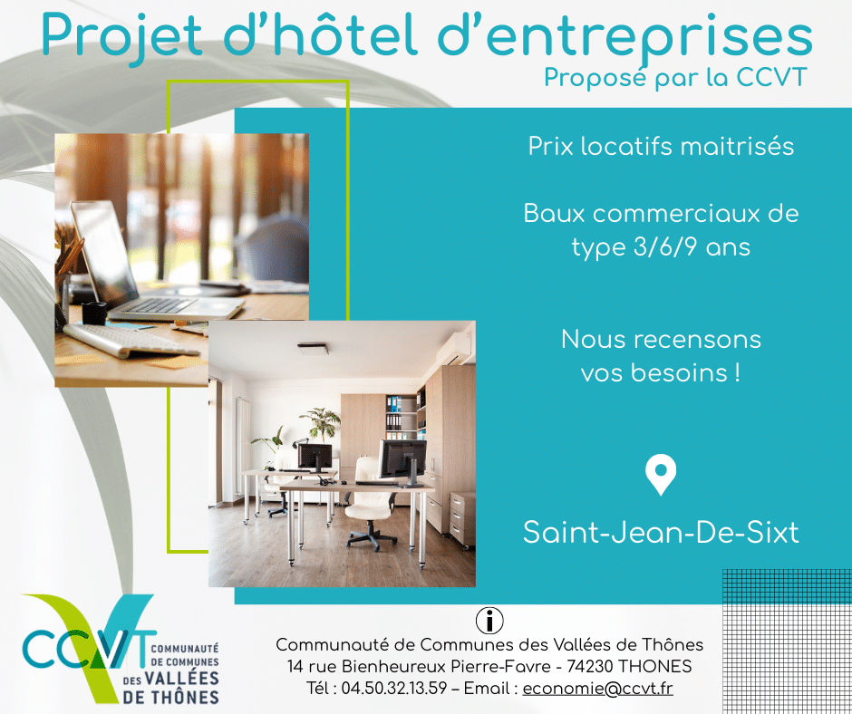 hotel d'entreprises ccvt